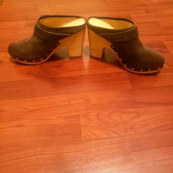 Veronica Beard * Pecan * "Dacey" Suede * Mule Heels * Size 7.5 * NWD - Picture 6 of 7